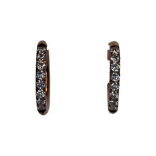Tiny Rhinestone Huggies