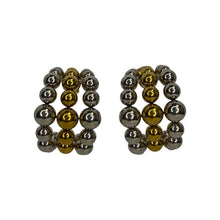 Mixed Metal Bubble Hoops