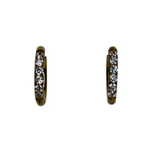 Tiny Rhinestone Huggies