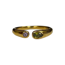 Open Gemstone Ring