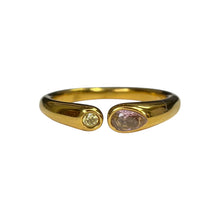Open Gemstone Ring