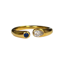 Open Gemstone Ring