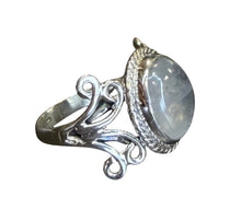 Melody Moonstone Sterling Silver Ring