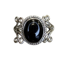 Melody Black Onyx Sterling Silver Ring