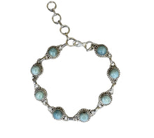 Larimar Sterling Silver Bracelet