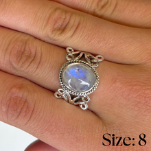 Melody Moonstone Sterling Silver Ring