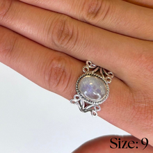 Melody Moonstone Sterling Silver Ring