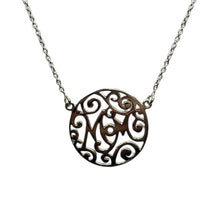 Sterling Silver Mom Necklace