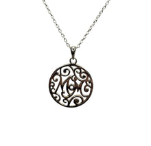 Sterling Silver Mom Necklace