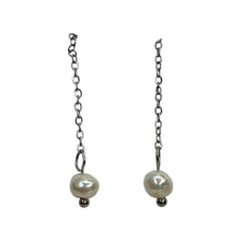 Pearl Dangle Studs