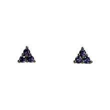 Sterling Silver Lilac Studs
