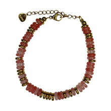 Rondelle Beaded Crystal Bracelet