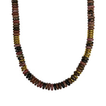Rondelle Beaded Crystal Necklace
