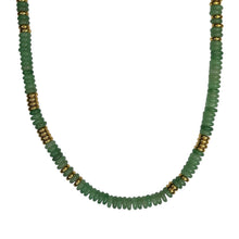 Rondelle Beaded Crystal Necklace