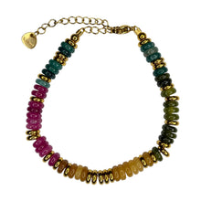 Rondelle Beaded Crystal Bracelet