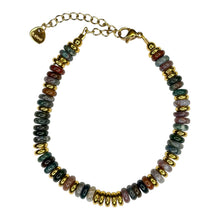 Rondelle Beaded Crystal Bracelet
