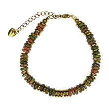 Rondelle Beaded Crystal Bracelet
