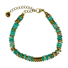 Rondelle Beaded Crystal Bracelet