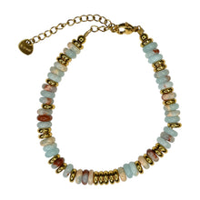 Rondelle Beaded Crystal Bracelet