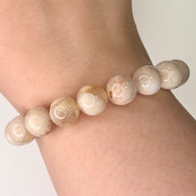 Flower Agate Mala