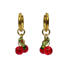Cherry Drop Hoops