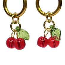 Cherry Drop Hoops