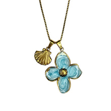 Floral Duo Charm Necklaces