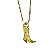 Cowboy Boot Necklace