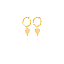 Heart Drop Earrings