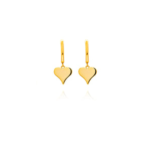 Heart Drop Earrings