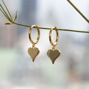 Heart Drop Earrings