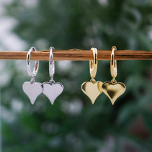 Heart Drop Earrings