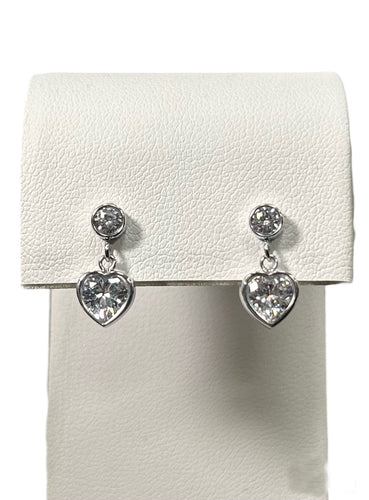 Heart Rhinestone Stud Earring