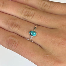 Smooth Minimalist Gemstone Sterling Silver Rings