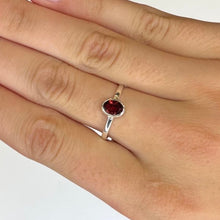 Minimalist Gemstone Sterling Silver Rings