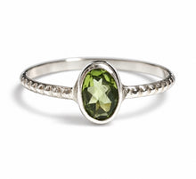 Minimalist Gemstone Sterling Silver Rings