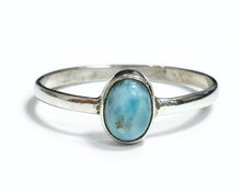 Smooth Minimalist Gemstone Sterling Silver Rings