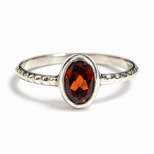 Minimalist Gemstone Sterling Silver Rings