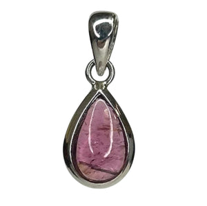 Pink Tourmaline Sterling Silver Pendant