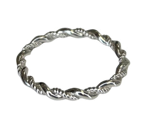 Rope Sterling Silver Ring