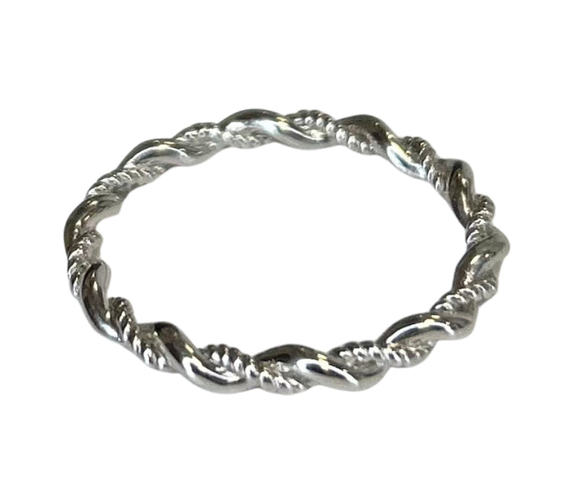 Rope Sterling Silver Ring