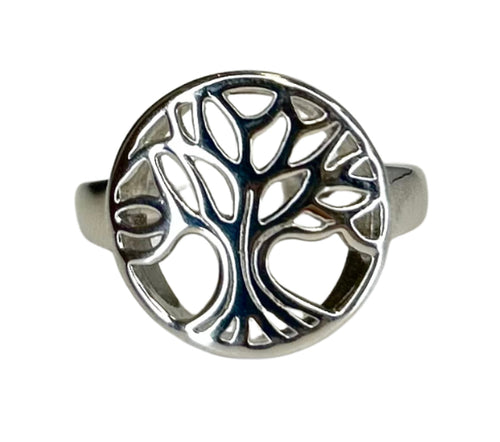 Tree of Life Sterling Silver Ring