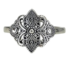 Mandala Sterling Silver Ring