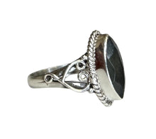 Estelle Labradorite Sterling Silver Marquise Ring