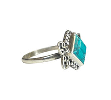 Turquoise Sterling Silver Butterfly Ring