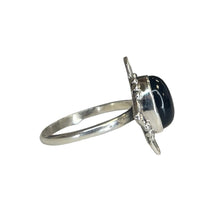 Black Onyx Sterling Silver North Star Ring