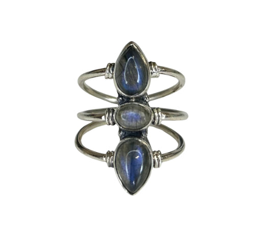 Riley Labradorite Sterling Silver Ring