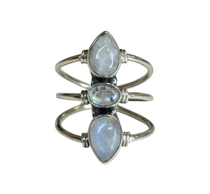 Riley Moonstone Sterling Silver Ring
