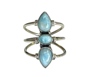 Riley Larimar Sterling Silver Ring