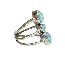 Riley Larimar Sterling Silver Ring